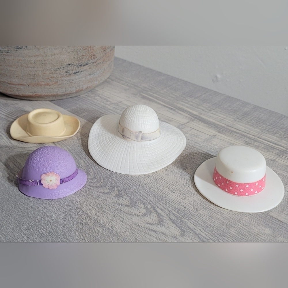 Vintage 80s Barbie Hat Lot